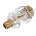 Oiler Lubricator 1 4 Bsp Mini In Line Air Tool Oil Compressor Pipe Automatic Lubrication 
