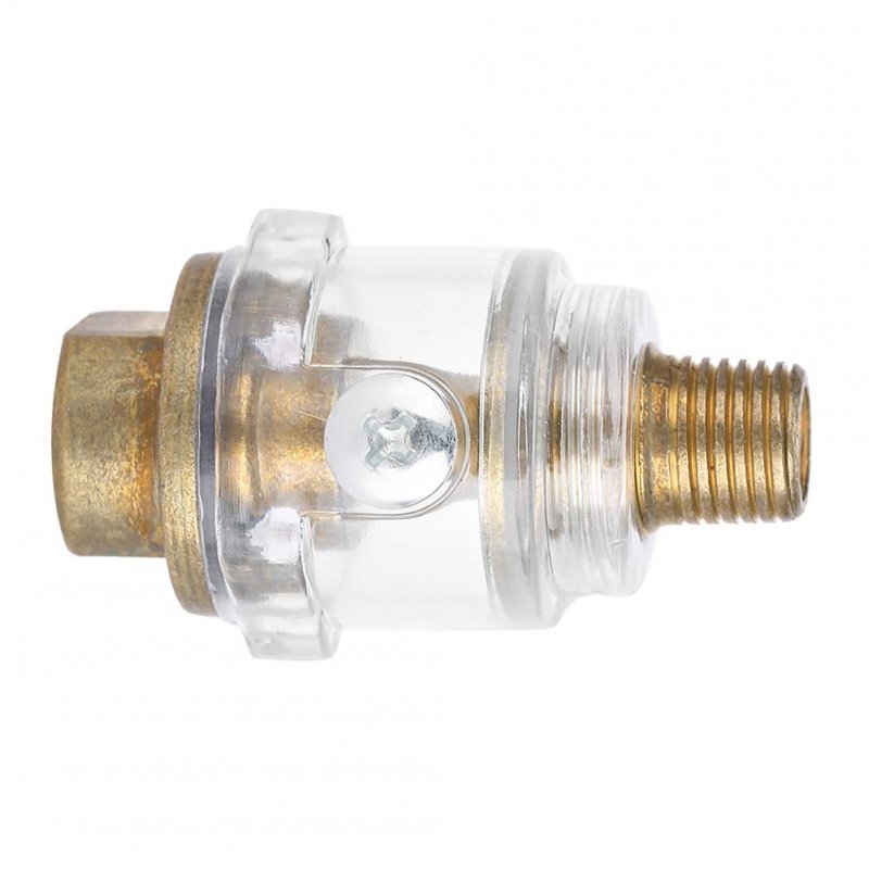 Oiler Lubricator 1 4 Bsp Mini In Line Air Tool Oil Compressor Pipe Automatic Lubrication
