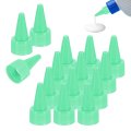 40 Pcs Snip Tip Applicator 0 79 Extra Tips Caps For Glue Replacement Plastic Adhesive Nozzle And Precision Bottle Tubes 