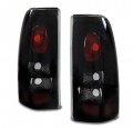 Tail Brake Lights Rear Lamps Black Smoke For 1999-2002 Chevy Silverado 1999-2006 Gmc Sierra 