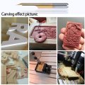 Huhao 60 Degree V Groove Bit 0 2mm Tip 10pcs Carbide 3d Cnc Router 1 8 Inch Shank Woodworking