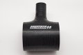 Automotive Silicone Hose Coupler T-piece 3-way Bov Id 2 38 60mm Spout 1 25mm Length 3 76mm Wall Gauge 0 16 4mm 3-ply Black
