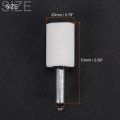 Uxcell Cylindrical Abrasive Mounted Stone Polishing Bits 1 4 Shank 0 79 Diameter White Corundum Grinding Wheel Rotary Tool For