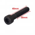 Uxcell 10pcs 1 25mm Pitch M8 X 40mm 30mm Long Thread Hex Socket Cap Head Screw Bolts