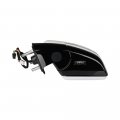 Astra Depot Left Right White Rearview Mirrors Turn Signal Floor Light Compatible For 2005-2011 Mercedes W164 Ml350 Ml300 Ml500