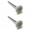 2 Garage Door Nylon Rollers W Cap 7 Stem 13 Ball Bearing Heavy Duty 