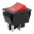 Baomain Waterproof Rocker Switch On-off Dpst Coffee Maker 125 250vac Rk1-01c Pack Of 2 Red