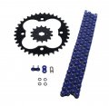 Fits Honda Trx250r 250r 520-96 Blue O Ring Chain Sprocket Black 14 36