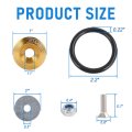 Jdmspeed Gold Universal Cnc Billet Bumper Trunk Quick Release Fastener Kit
