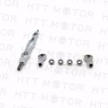 Httmt Mt288-001- Chrome Diamond Shift Linkage Compatible With H-d Softail Fxdwg Flhr Flht Flt