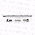 Httmt Mt288-001- Chrome Diamond Shift Linkage Compatible With H-d Softail Fxdwg Flhr Flht Flt