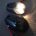 Smoke Flush Mount Motorcycle Turn Signals Blinker Light For Universal Sportbikes