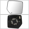 68003928aa Oe Style Passenger Right Side Mirror Glass Lens W Heated Compatible With Dodge Nitro Jeep Liberty 07-10