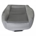 Secosautoparts Driver Side Bottom Foam Cushion Replacement Cloth Seat Cover Gray Compatible With Ford F250 F350 F450 F550 2003