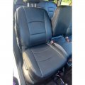 Kuafu Seat Covers Replacements Compatible With 2013-2018 Dodge Ram Crew Cab 1500 2500 3500 Artificial Leather Black