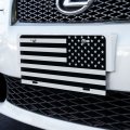 Graphics More Subdued Reverse American Usa Flag Black White Military Tactical Novelty Metal Vanity Tag License Plate