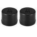 X Autohaux 2 Pcs Universal Rubber Housing Seal Cap Id 83mm Car Headlight Dust Cover Waterproof Dustproof Shell