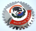 Nuevo Leon Mexico Grille Badge For Car Truck Grill Mount Mexican Flag