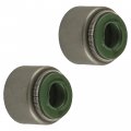 Caltric 2x Valve Stem Seal Compatible With Honda Rancher 420 Trx420 2009 2010 2011 2012 2013-2022