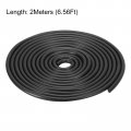 Uxcell Nitrile Rubber Round Seal Strip 4mm 5 32 Diameter 2 Meters 6 56ft Long Hard Solid Weather Stripping For Diy Gasket