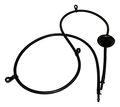 Windshield Washer Hose 55078127ag For Jeep Wrangler Jk 2007 2018 Front Black Rubber 