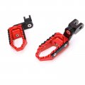 Motorcycle Footpeg Front Rider Touring-type With 40mm-extension For Ducati Multistrada 1200 S 2010-2018 Red