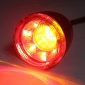 Httmt- Rear Clear Led Running Brake Turn Signal Glossy Black Indicator Light For H-d Xl 883 1200 92-17 P N Mt224-019r-gbk Cl