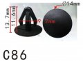 Autobahn88 Body Trim Clip Plastic Rivet Compatible With Nissan Oem 62869n4700 Pack Of 20