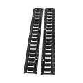 2 Pack Black E-track Tie Down Rail Kit 3inch Wall-mounted Tool Storage Rack Heavy Loads Up To 000 Lbs Replacement For Truck 