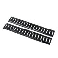 2 Pack Black E-track Tie Down Rail Kit 3inch Wall-mounted Tool Storage Rack Heavy Loads Up To 000 Lbs Replacement For Truck