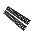 2 Pack Black E-track Tie Down Rail Kit 3inch Wall-mounted Tool Storage Rack Heavy Loads Up To 000 Lbs Replacement For Truck
