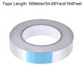Aluminum Foil Tape 25mmx50m Self-adhesive Waterproof High Temperature Sealing Tapes For Hvac Duct Pipe Insulation
