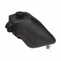 Alveytech Black Plastic Fuel Tank With Petcock Valve For 90cc To 150cc Atvs