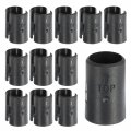 Uxcell Wire Shelf Clips 24pcs 3 4 Inch 19mm Shelving Lock Plastic Sleeves Replacements For System 12 Pairs