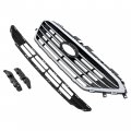 Kuafu Front Upper Lower Grille Bumper Bracket Compatible With 2015-2017 Hyundai Sonata 86350c2000 86561c2000 86513c2000