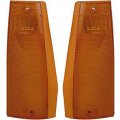 Front Side Marker And Parking Light Pair For Jeep Comanche 1986 To 1992 Driver Passenger Ch2550113 Ch2551113 56000111 56000110 