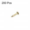 Uxcell Small Tiny Hardware Nails Iron 1 2x6mm Dxl For Diy Decorative Wooden Boxes Accessories Gold Tone 200pcs
