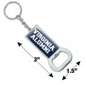 Graphics More University Of Virginia Alumni Keychain Rectangle Chrome Plated Metal Bottle Cap Opener