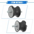 Vekauto 2 Pcs Automatic Transmission Mounting Compatible For Bmw 1 Series M 2011 Z4 2003-2016 Durable Rubber Black Engine