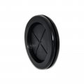 Flyshop Black 50 Mm 2 Round Rubber Plug 42 1-5 8 Id 20-pack Double-sided Synthetic Grommets Firewall Hole Wire Protection