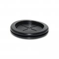Flyshop Black 50 Mm 2 Round Rubber Plug 42 1-5 8 Id 20-pack Double-sided Synthetic Grommets Firewall Hole Wire Protection