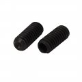 Uxcell 1 4 Inch X 5 8 20 Thread Count Hex Socket Set Cup Point Head Grub Screws Black 60 Pcs