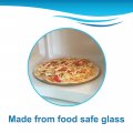 Hqrp 14-1 8 Inch Glass Turntable Tray Fits Ge Wb49x10063 Wb49x10193 Cvm2072sm1ss Dvm1850dm2bb Emo4000jbb01 Hdm1853bj01