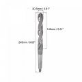 Uxcell 20 5mm High-speed Steel Twist Bit Extra Long Drill With Mt2 Morse Taper Shank 245mm Overall Length