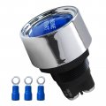 Push Button Starter Switch 12v 50a Momentary Engine Ignition 12 Volt 50 Amp Blue Led To Start For Marine Vehicle Racing Car