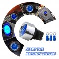 Push Button Starter Switch 12v 50a Momentary Engine Ignition 12 Volt 50 Amp Blue Led To Start For Marine Vehicle Racing Car