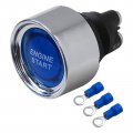 Push Button Starter Switch 12v 50a Momentary Engine Ignition 12 Volt 50 Amp Blue Led To Start For Marine Vehicle Racing Car