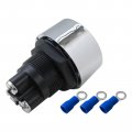 Push Button Starter Switch 12v 50a Momentary Engine Ignition 12 Volt 50 Amp Blue Led To Start For Marine Vehicle Racing Car