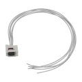 A C Compressor Connector For Toyota Sequoia 2017 Blade Terminal Rectangular Male Alx-pau-si-s3047-cla8 Black Plastic 