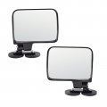 Rubber Coated Magnetic Tractor Mirrors Pair Fit For Kubota Bx John Deere 1025r 